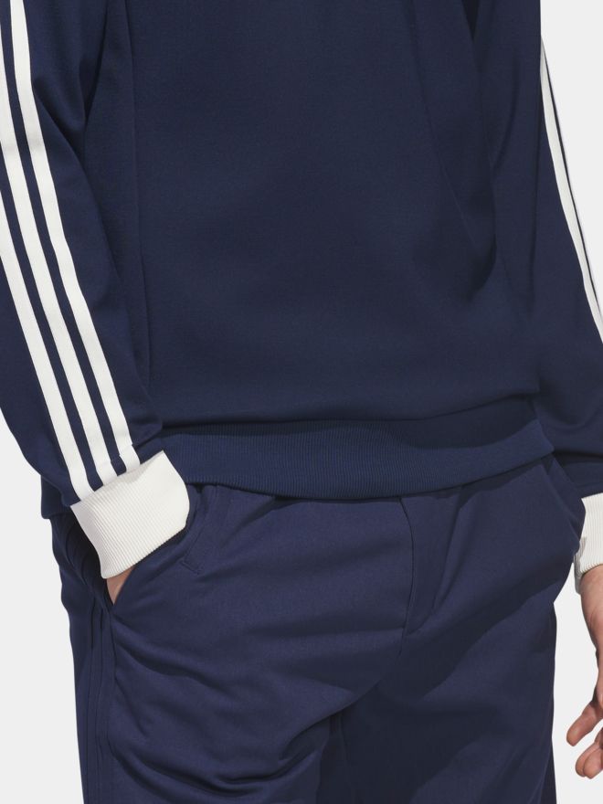 adidas Golf Originals F 3 Str 1/4 Zip Stretch Midlayer navy