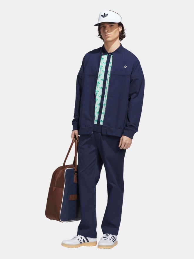 adidas Golf Originals S Nov Knit P Halbarm Hemd türkis