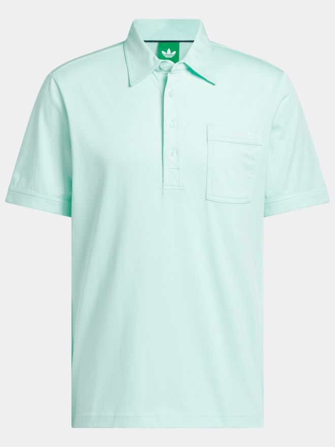 adidas Golf Originals S Pocket Halbarm Polo türkis
