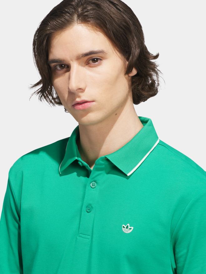 adidas Golf Originals F Solid LC Halbarm Polo grün