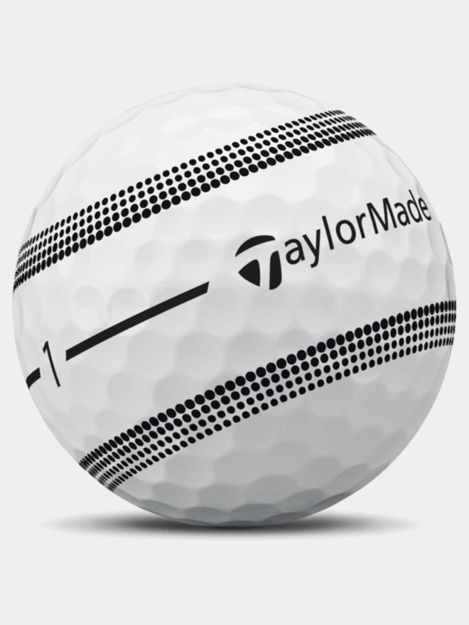 TaylorMade TP5 Stripe Golfbälle weiß
