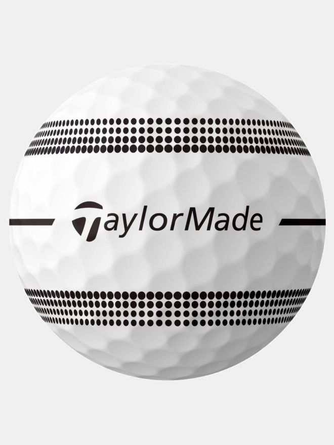 TaylorMade TP5 Stripe Golfbälle weiß