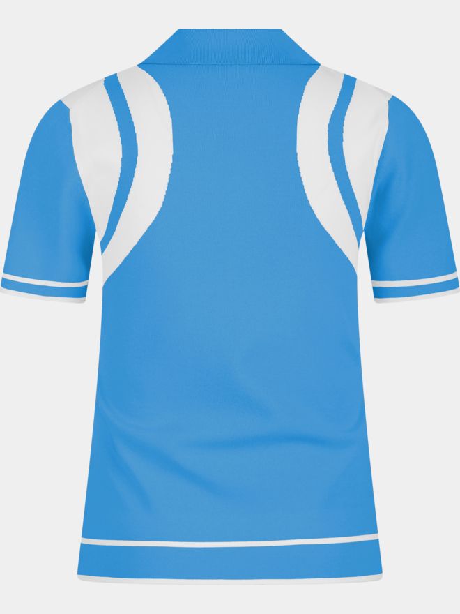 Sportalm Strick Polo hellblau