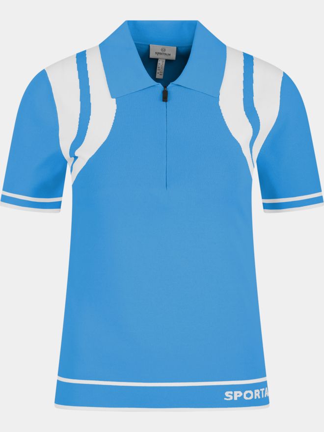 Sportalm Strick Polo hellblau