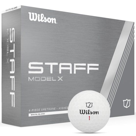 Wilson Staff Model X Golfbälle weiß