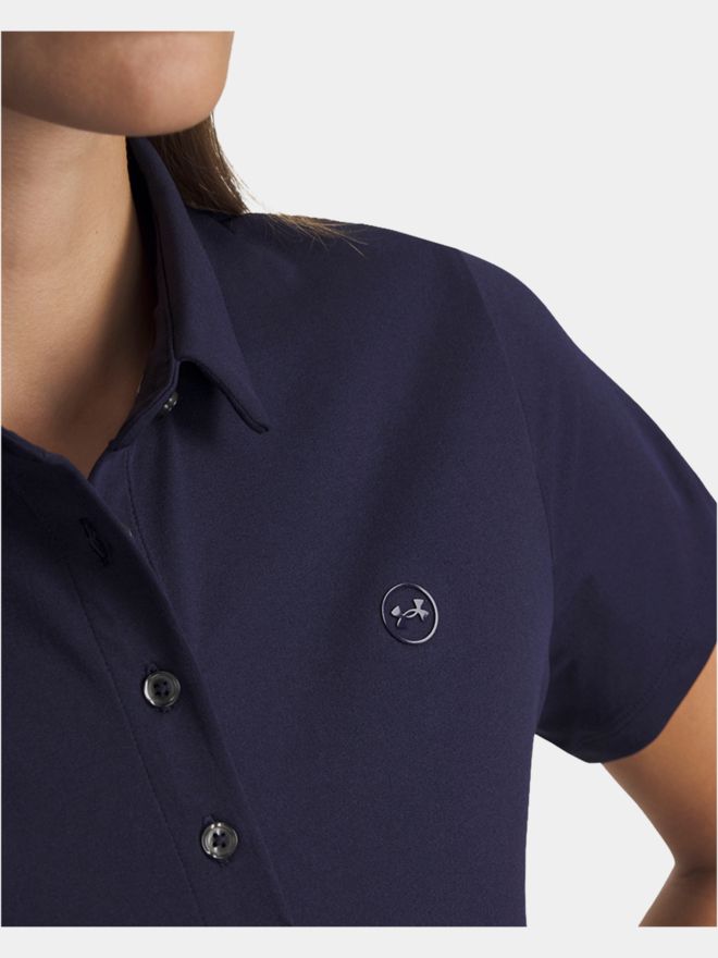 Under Armour Drive Halbarm Polo navy