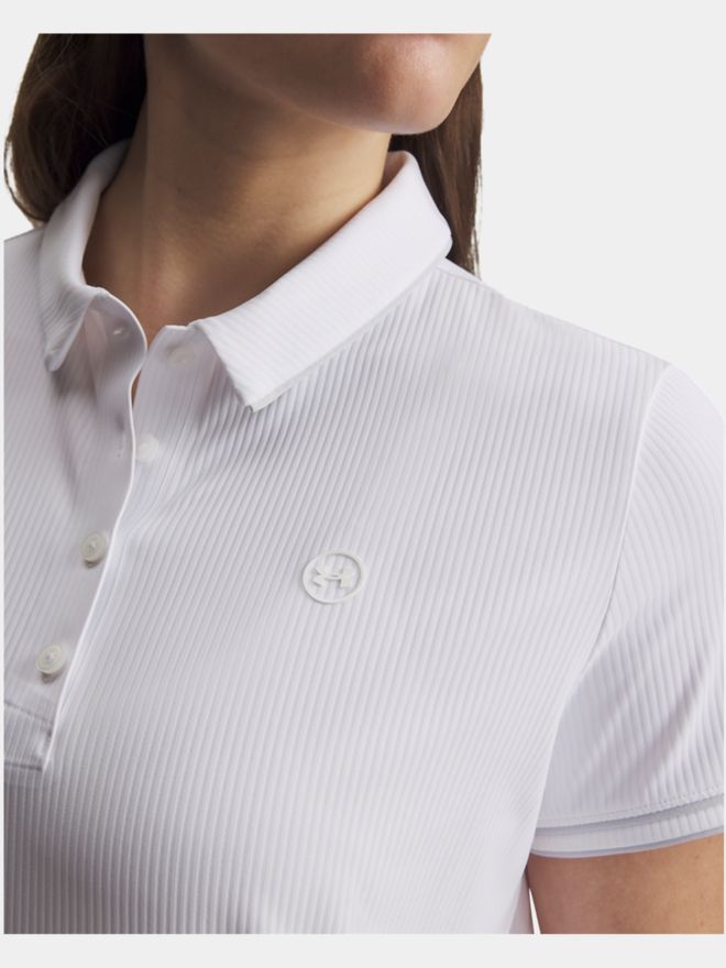 Under Armour Drive Chill Halbarm Polo weiß