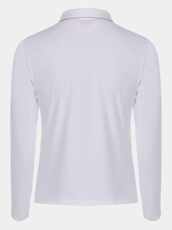 Under Armour Drive Chill Langarm Polo weiß