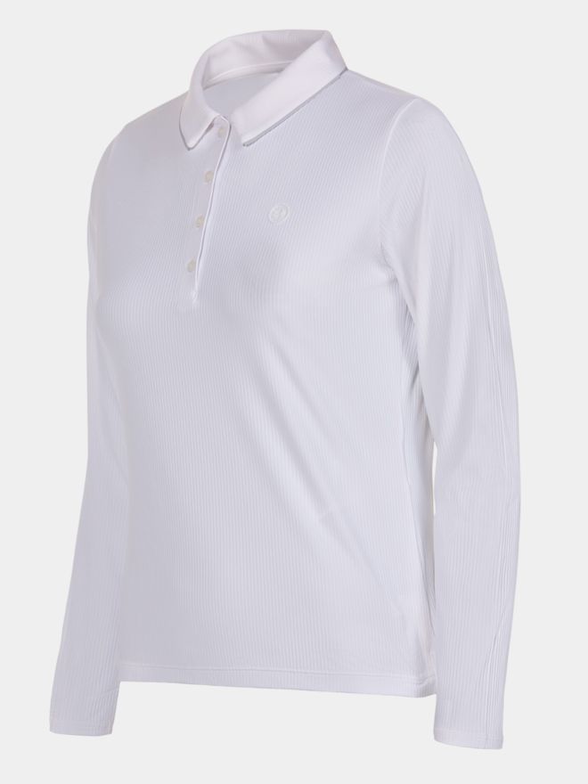 Under Armour Drive Chill Langarm Polo weiß