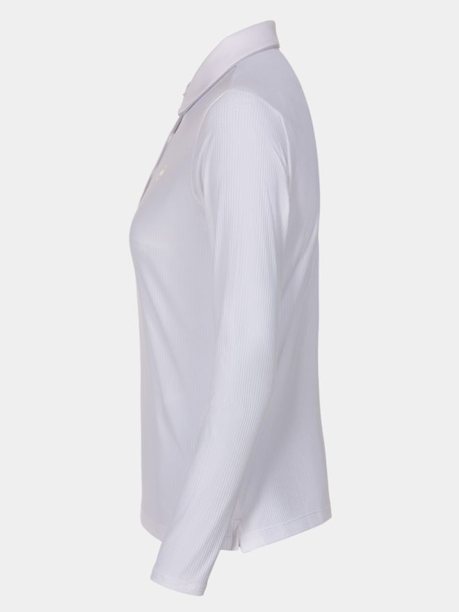 Under Armour Drive Chill Langarm Polo weiß