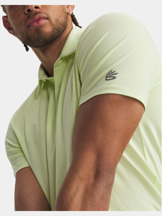 Under Armour Curry Armour Dry Halbarm Polo gelb