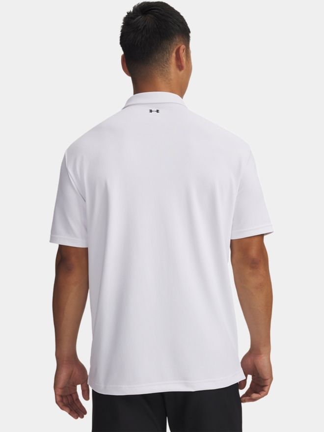 Under Armour T2G Pique Halbarm Polo weiß