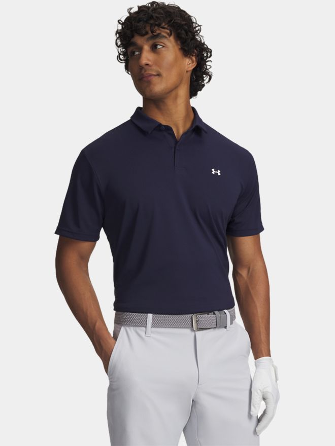 Under Armour T2G Pique Halbarm Polo navy