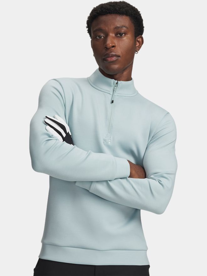 Under Armour Stretchová střední vrstva Drive světle modrá