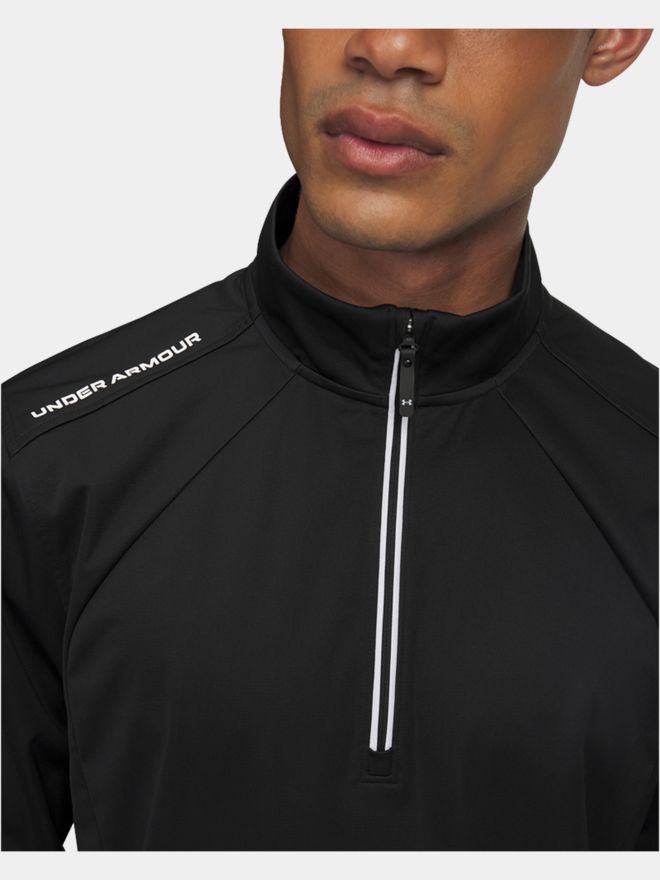Under Armour UA Drive Wind 1/2 Zip Stretch Midlayer schwarz