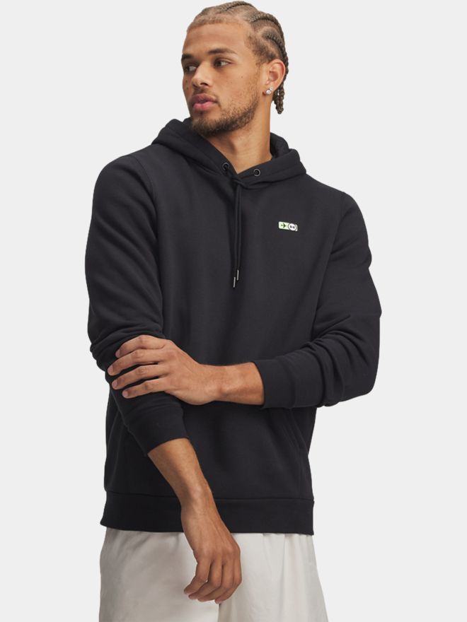 Under Armour Icon Golf Trip Hoodie Sweatshirt schwarz