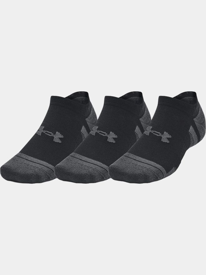 Under Armour Performance Tech 3pk No Show Strümpfe schwarz