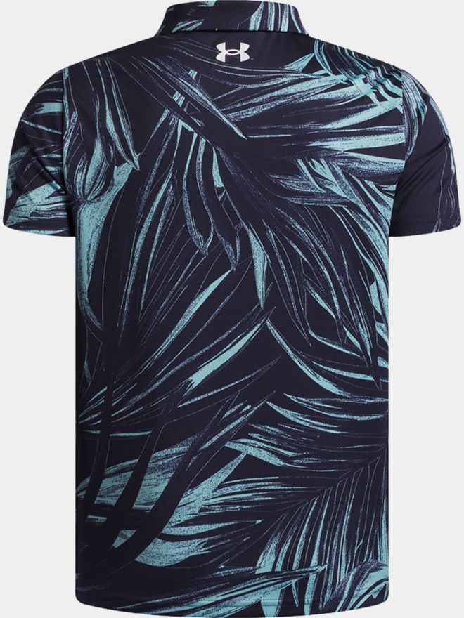 Under Armour Matchplay Printed Halbarm Polo navy