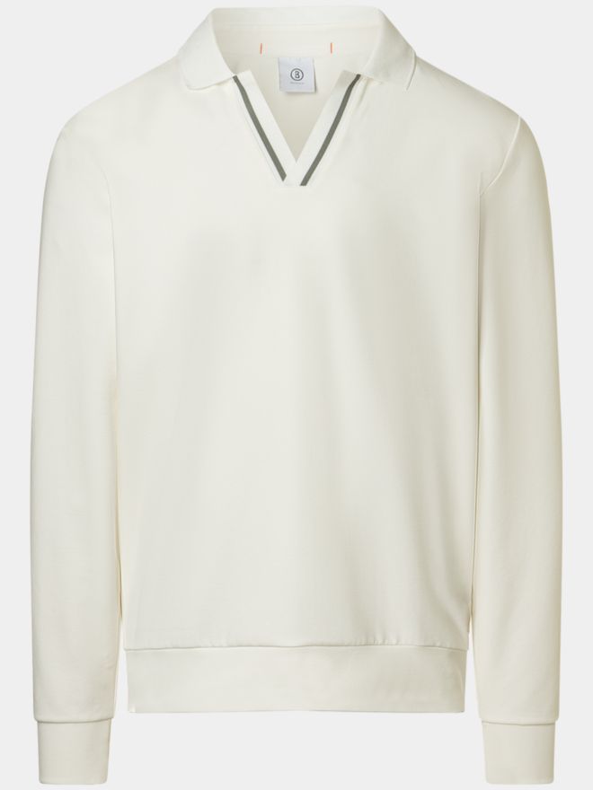 Bogner CAJUS Langarm Polo offwhite