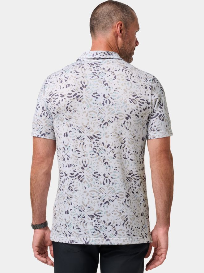 TravisMathew FEATHERWEIGHT CHILL Halbarm Polo weiß