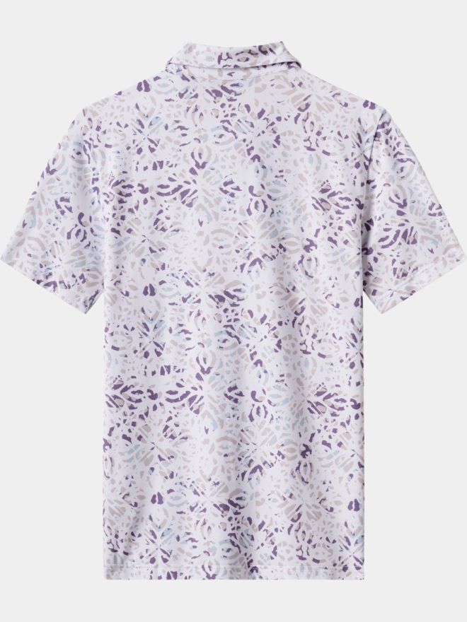 TravisMathew FEATHERWEIGHT CHILL Halbarm Polo weiß