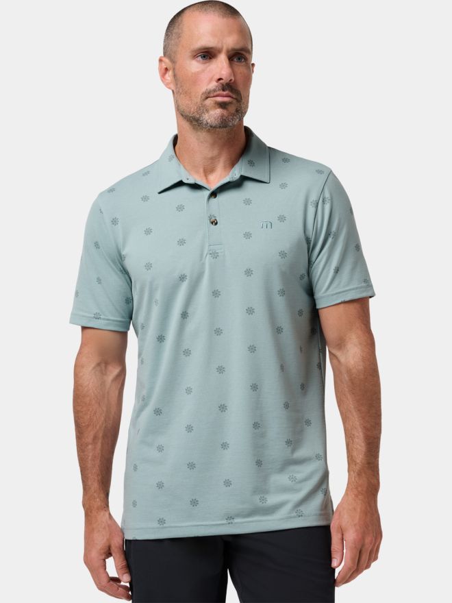 TravisMathew PERFORMANCE JERSEY S Halbarm Polo grün