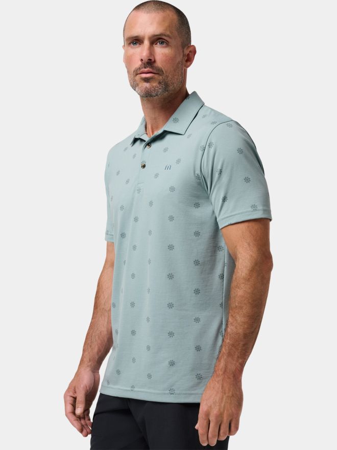 TravisMathew PERFORMANCE JERSEY S Halbarm Polo grün