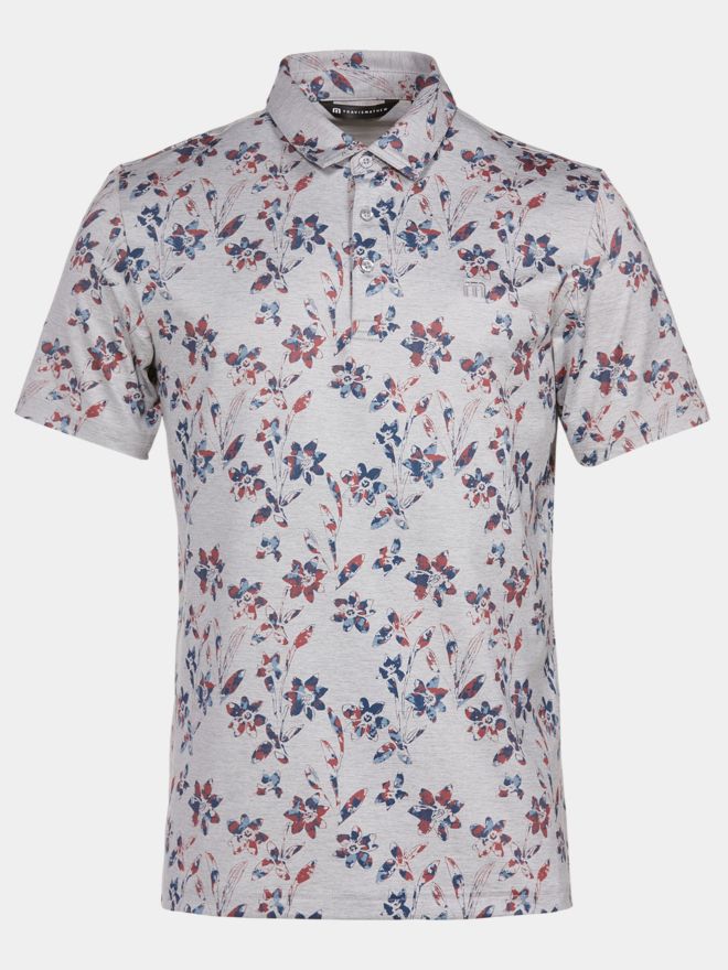 TravisMathew Polokošile UNLIMITED ACCESS s polovičním rukávem světle šedá