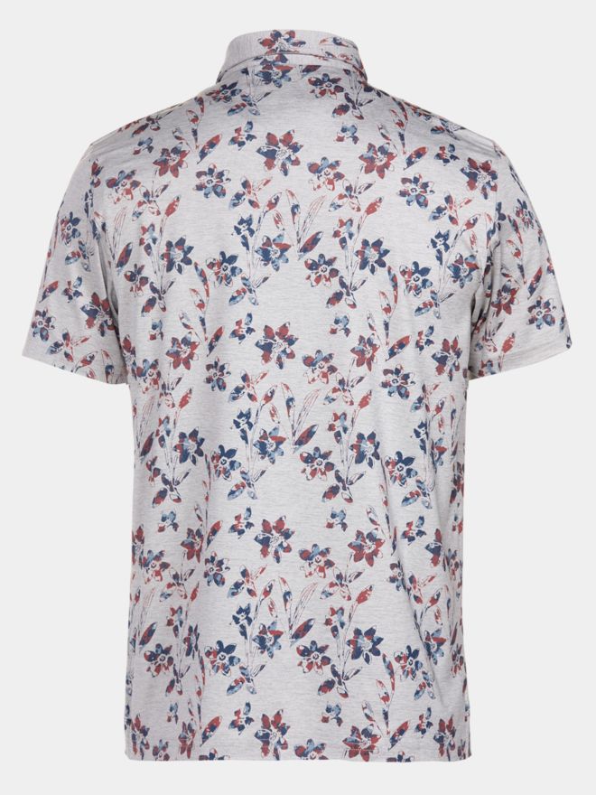 TravisMathew Polokošile UNLIMITED ACCESS s polovičním rukávem světle šedá