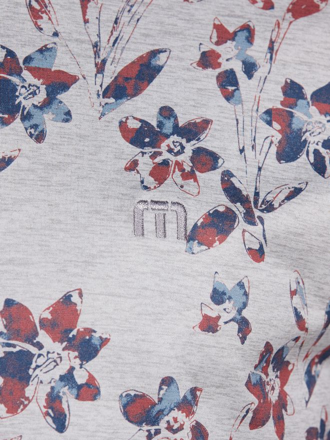 TravisMathew Polokošile UNLIMITED ACCESS s polovičním rukávem světle šedá