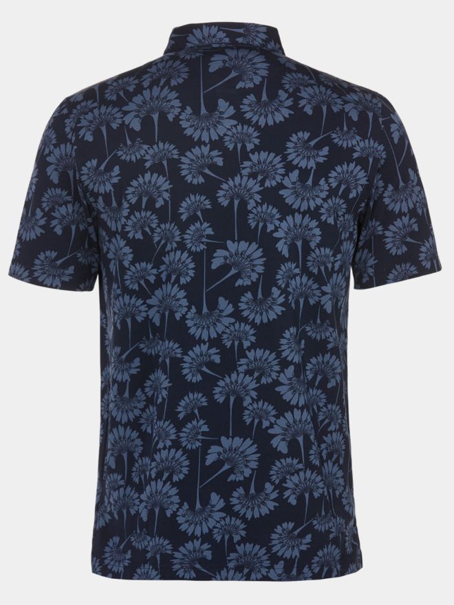 TravisMathew Polokošile COMFORTKNIT BREEZE s polovičním rukávem modrá