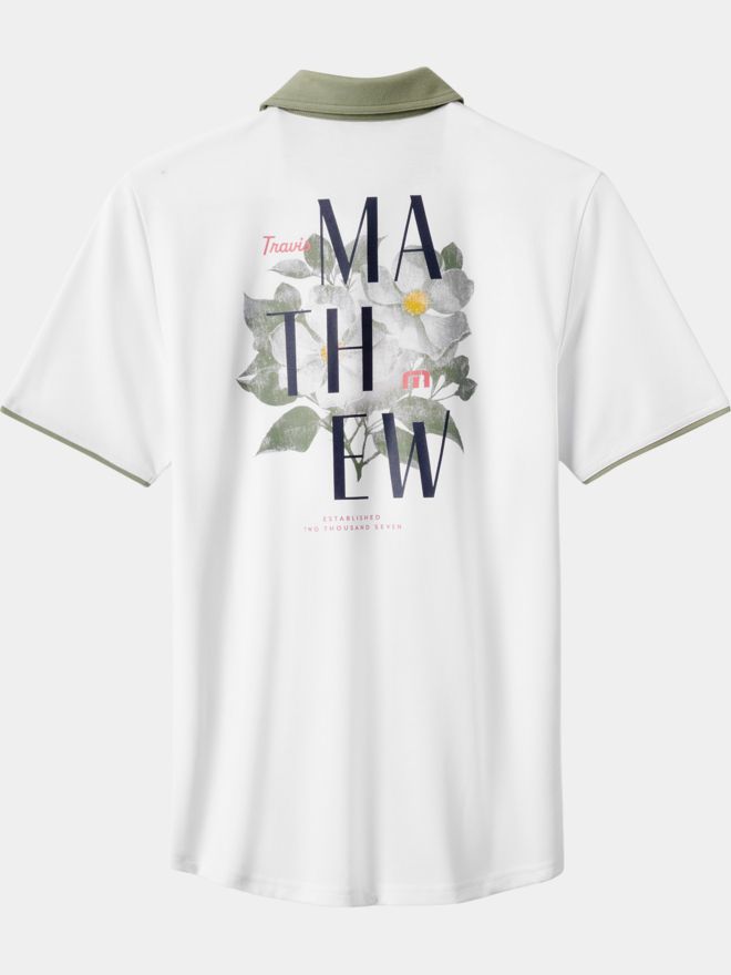 TravisMathew AB ENERGY POLO Halbarm Polo weiß