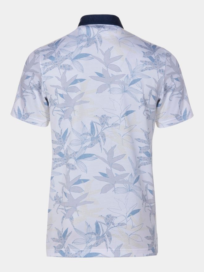 TravisMathew FEATHERWEIGHT DRIFT Halbarm Polo weiß