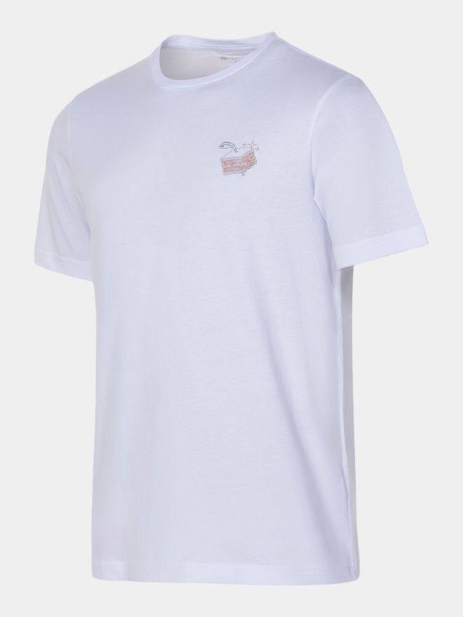 TravisMathew FOUNDING MEMBER TEE Halbarm T-Shirt weiß