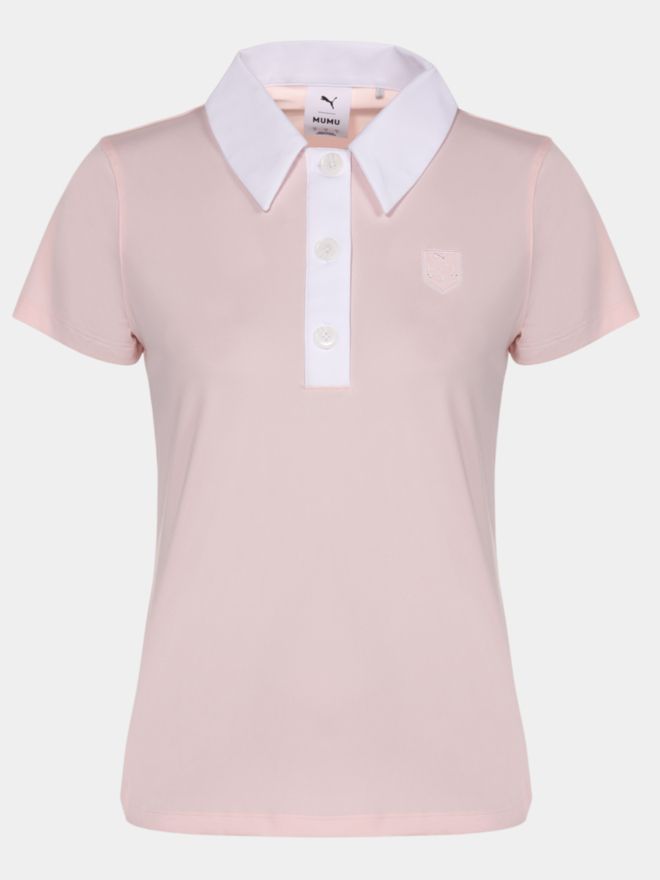 Puma Puma W PUMA X MUMU Crest Polo Halbarm Polo rosa