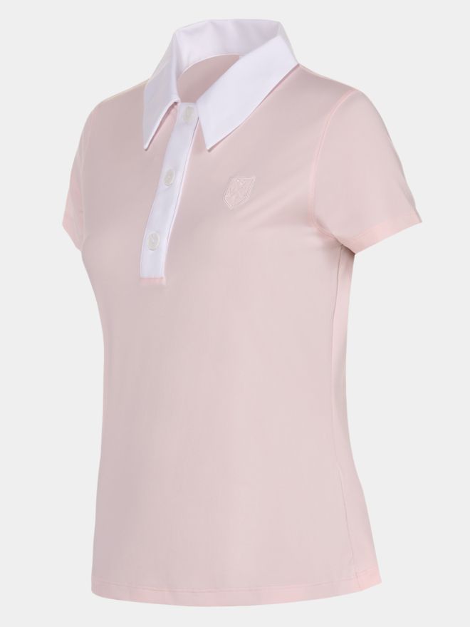 Puma Puma W PUMA X MUMU Crest Polo Halbarm Polo rosa