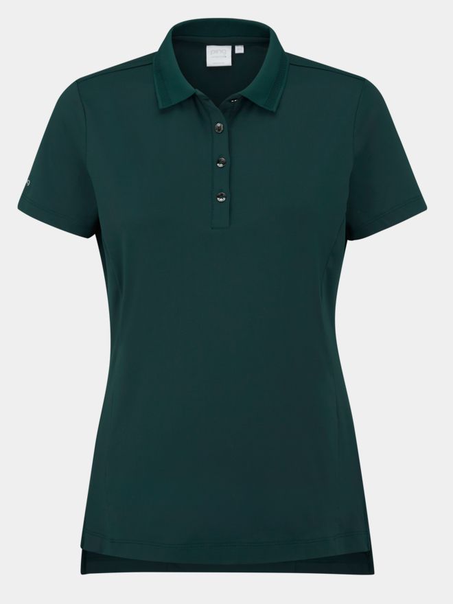 Ping Sedona Halbarm Polo dunkelgrün