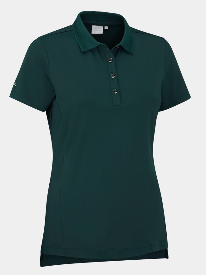 Ping Sedona Halbarm Polo dunkelgrün