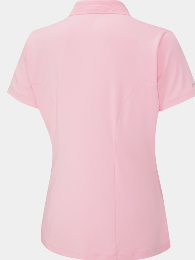 Ping Sedona Halbarm Polo rosa