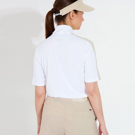 Abacus Aloha Halbarm Polo weiß