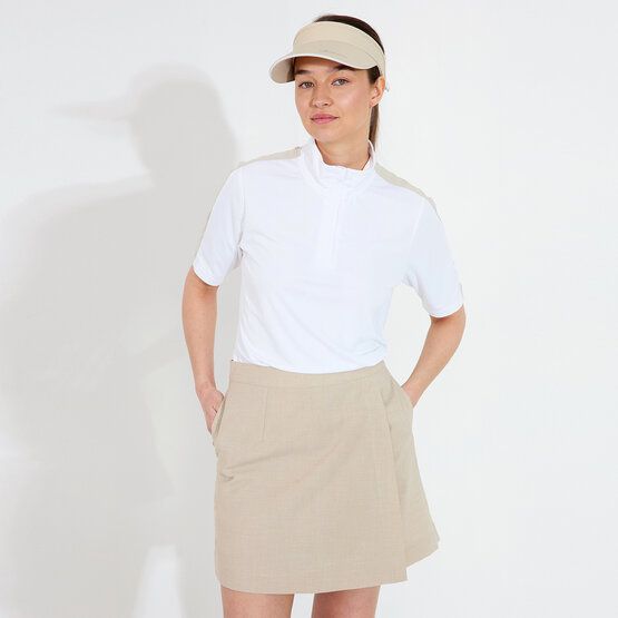 Abacus Aloha Halbarm Polo weiß