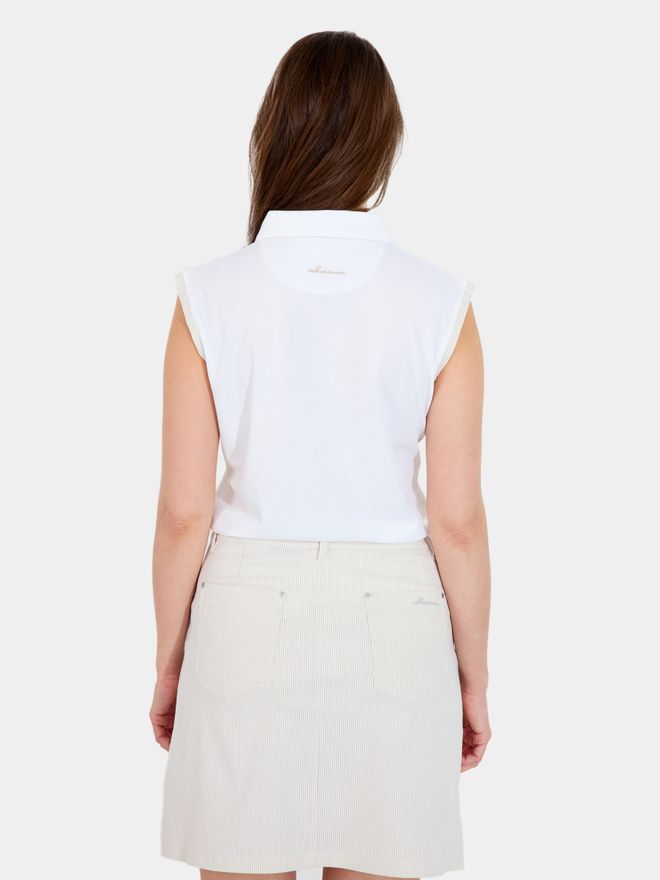 Abacus Bovey drycool ohne Arm Polo weiß