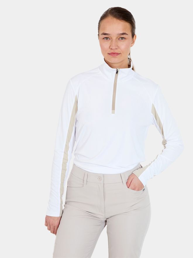 Abacus Aloha Stretch Midlayer weiß