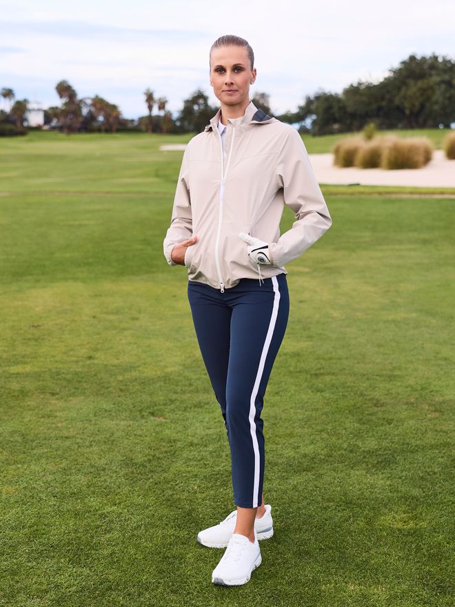 Valiente MAYA Galon stretch 7/8 pants navy