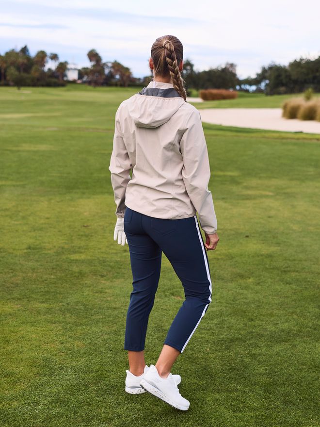 Valiente MAYA Galon stretch 7/8 pants navy