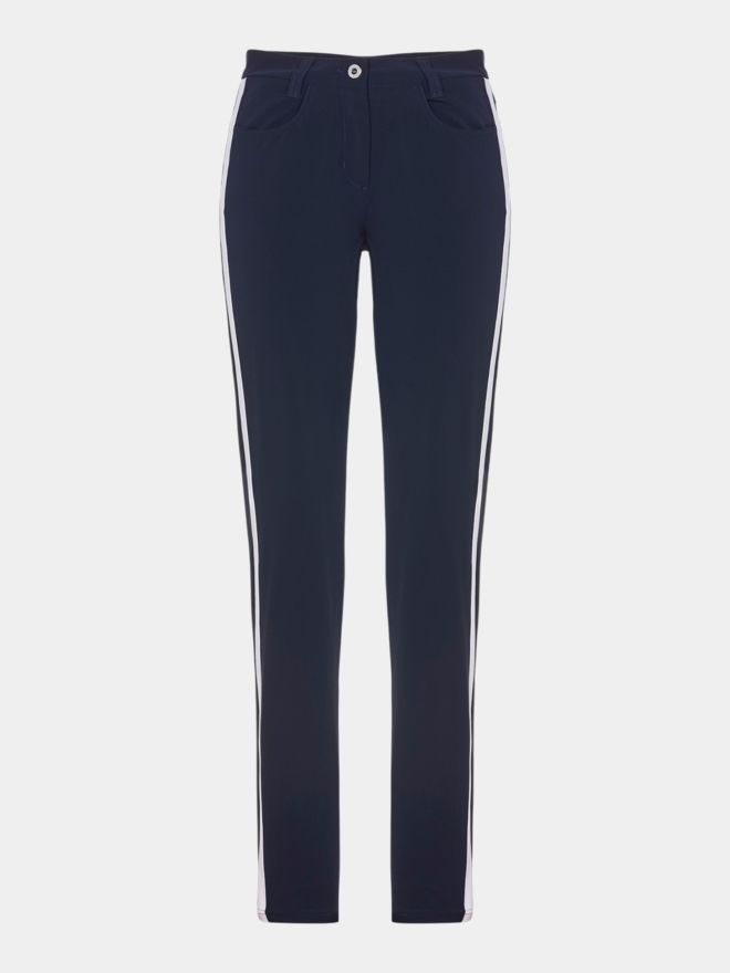 Valiente MAYA Galon Stretch lang Hose navy