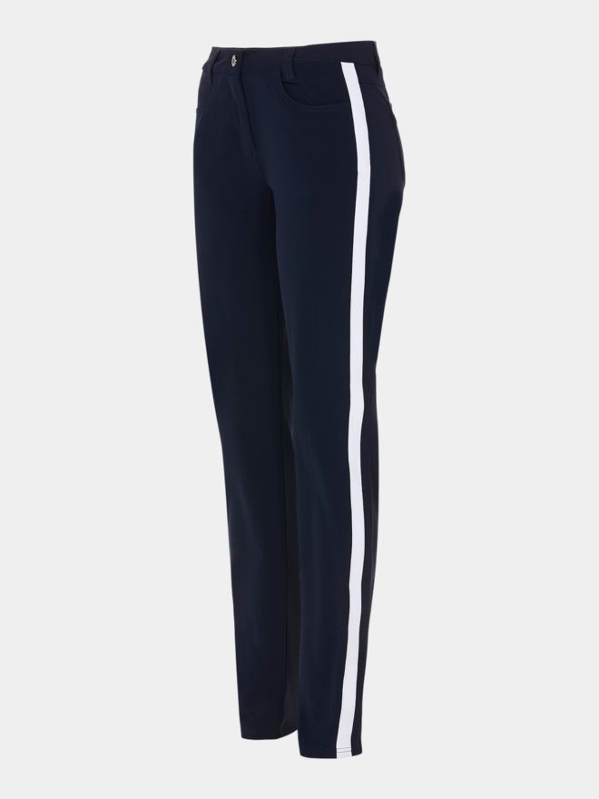 Valiente MAYA Galon Stretch lang Hose navy