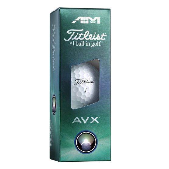 Titleist AVX  360° Alignment Golfbälle weiß