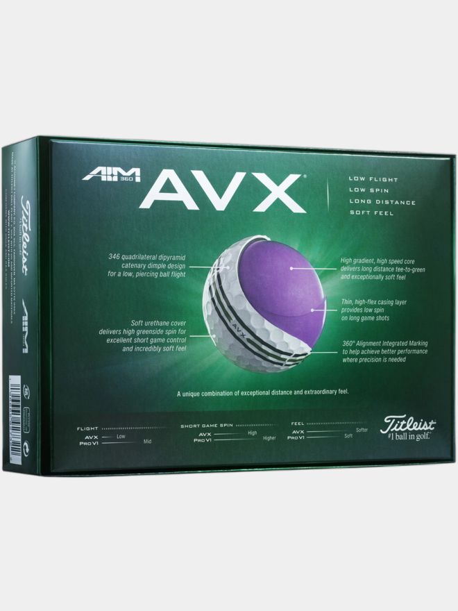 Titleist AVX 360° Alignment bílá