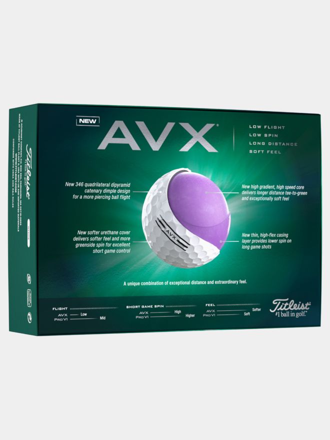 Titleist AVX Golfbälle weiß